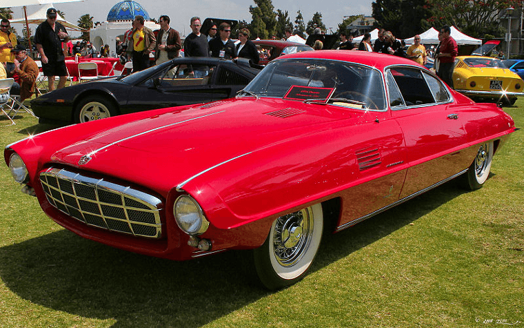 carro com câmera Chrysler 1950