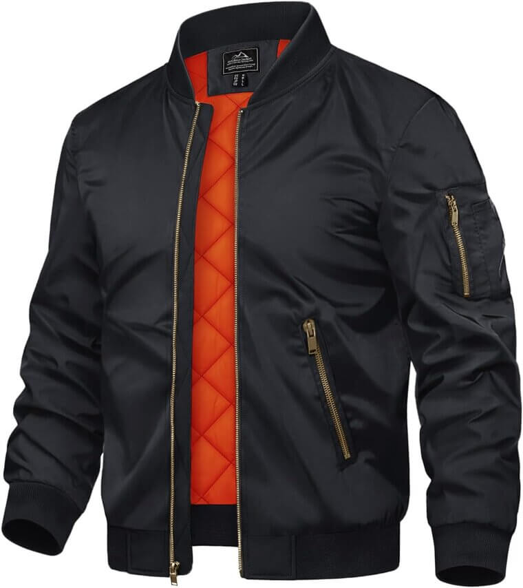 TACVASEN Bomber Jacket - Warm & Stylish for Fall/Winter - Now 43% Off!