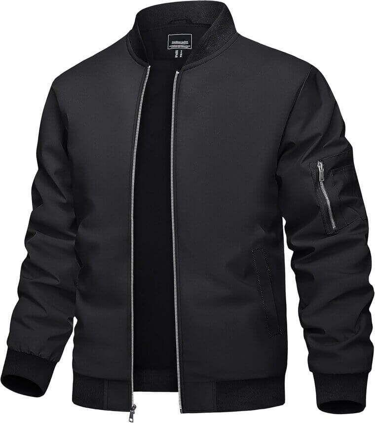 Men's Bomber Jacket - Stylish and Versatile for Every Occasion - Enjoy 43% Off!