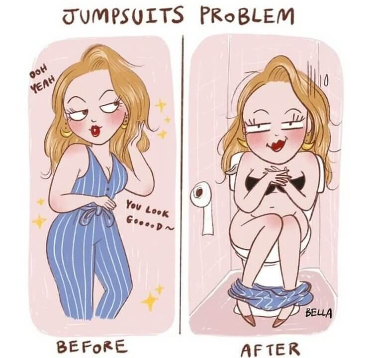 The Tragic Reality of Wearing a Jumpsuit