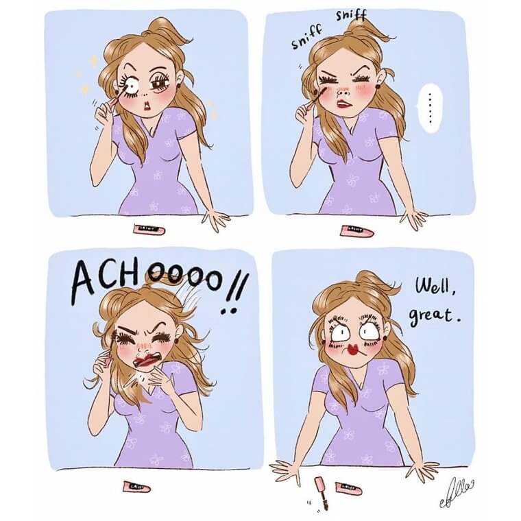 That Dreaded Post-Mascara Sneeze