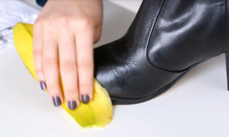 Banana Peel Shoe Polish