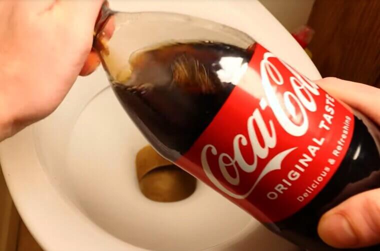 Using Cola to Clean Toilets