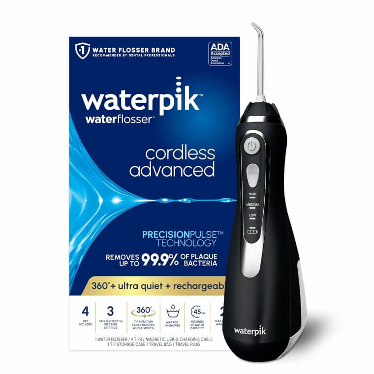 Revolutionize Your Dental Care with Waterpik Flosser - Portable & Rechargeable 