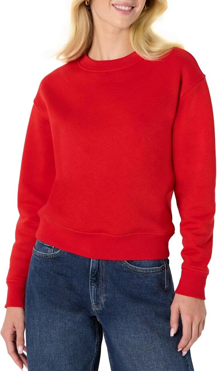 Boxy Crewneck Sweatshirt - Cozy Style for All Ages - Don’t Miss the 24% Discount!