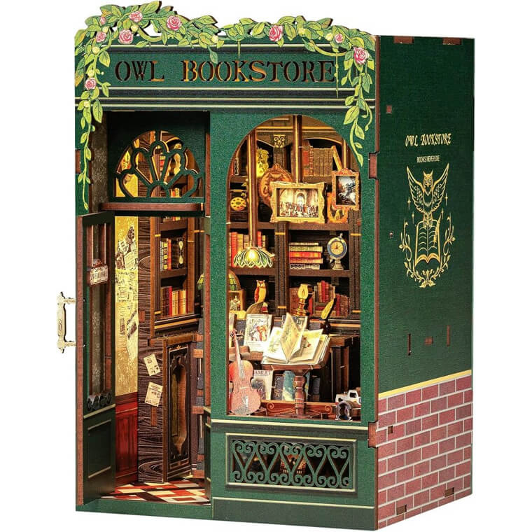 Cutebee Book Nook - DIY Miniature Library for Creative Relaxation - Now 29% Off!