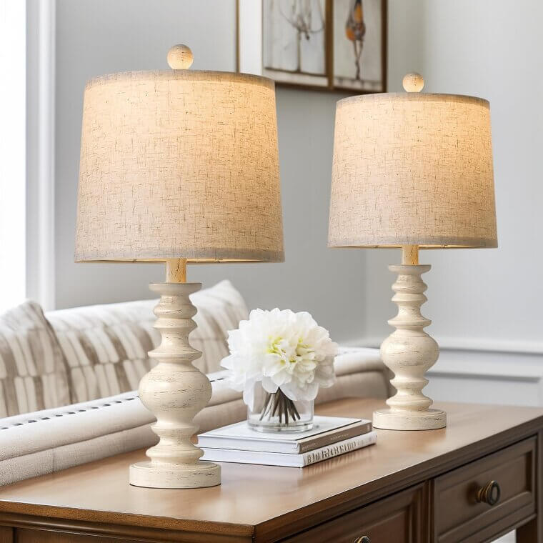 BOBOMOMO Rustic Lamps - Perfect Farmhouse Charm for Your Home - 36% Off!