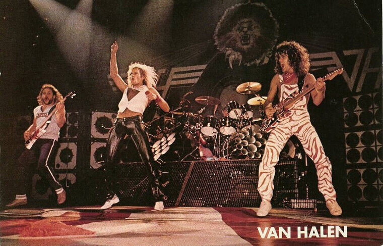 Van Halen And Their Infamous Bowl Of M&Ms Minus The Brown Ones