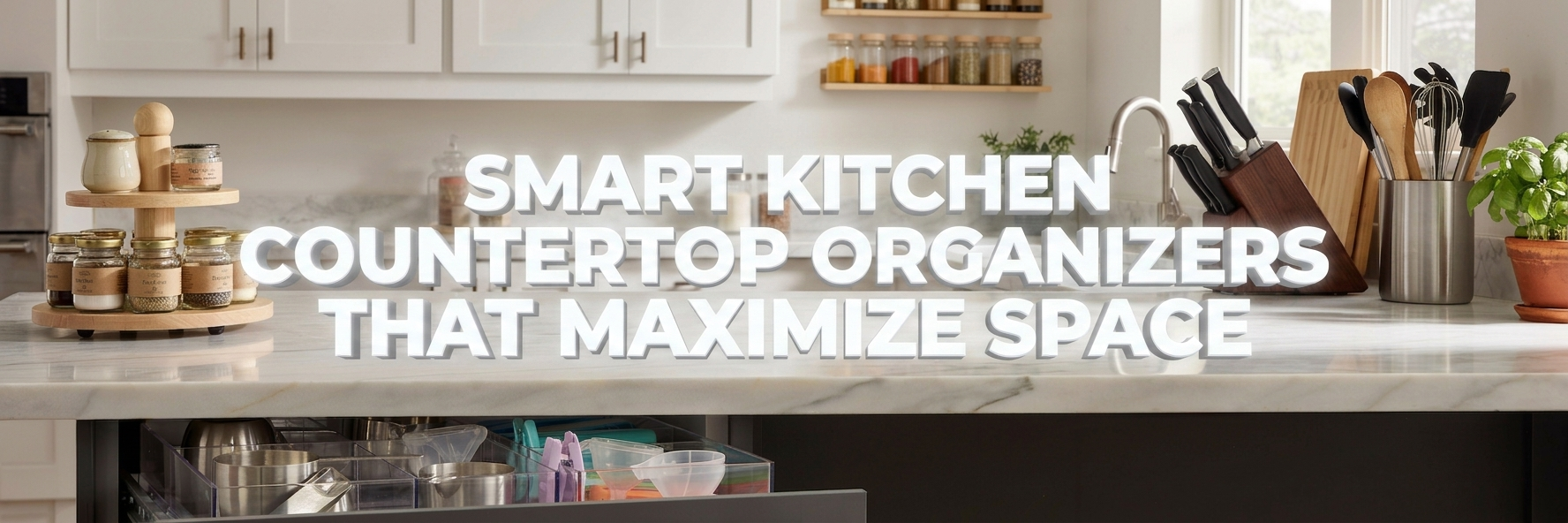 Kitchen Countertop Organizers Perfect for Spring Cleaning