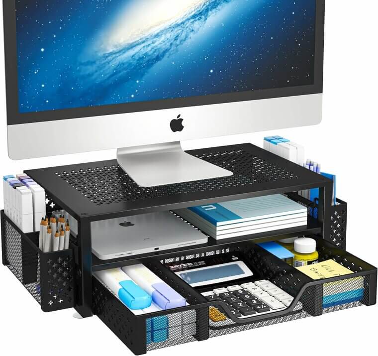 Monitor Stand Organizer - Elevate Your Workspace Comfortably - Enjoy 46% Off!
