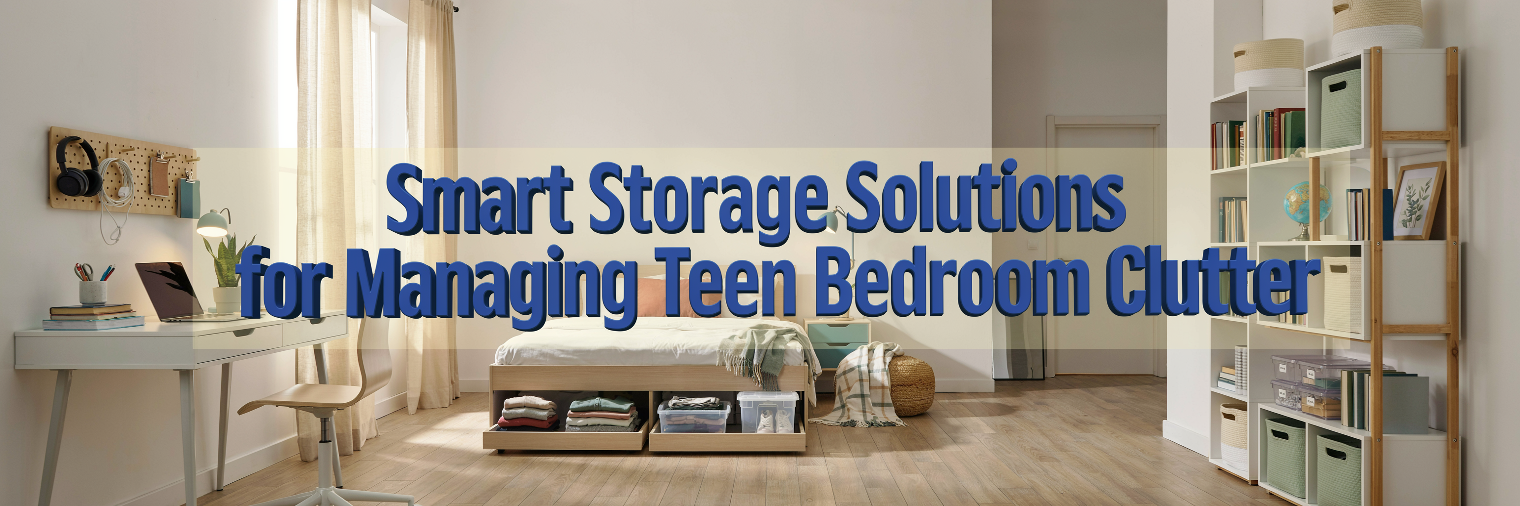 Smart Storage Solutions for Managing Teen Bedroom Clutter