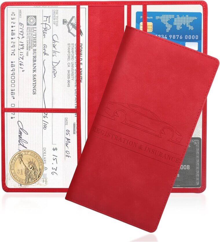 Car Document Organizer - Stylish & Practical for Every Driver 