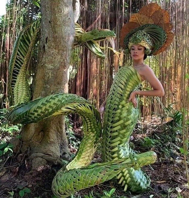 Wearable Art Made From the Forest Floor