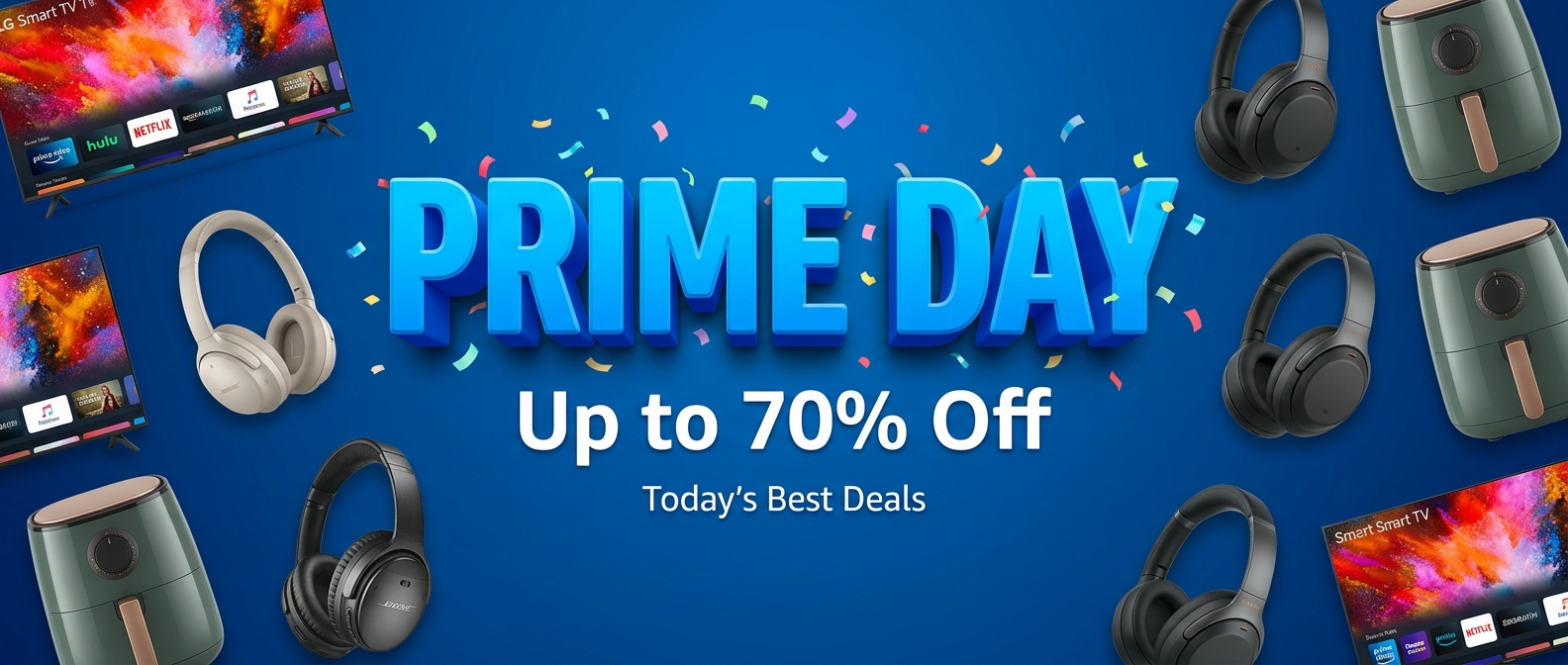 Prime Day 2026: Save Big With Up to 70% Off Today's Best Deals