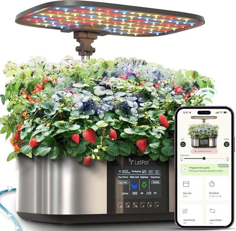 LetPot Hydroponics Kit - Smart Indoor Gardening Made Easy 