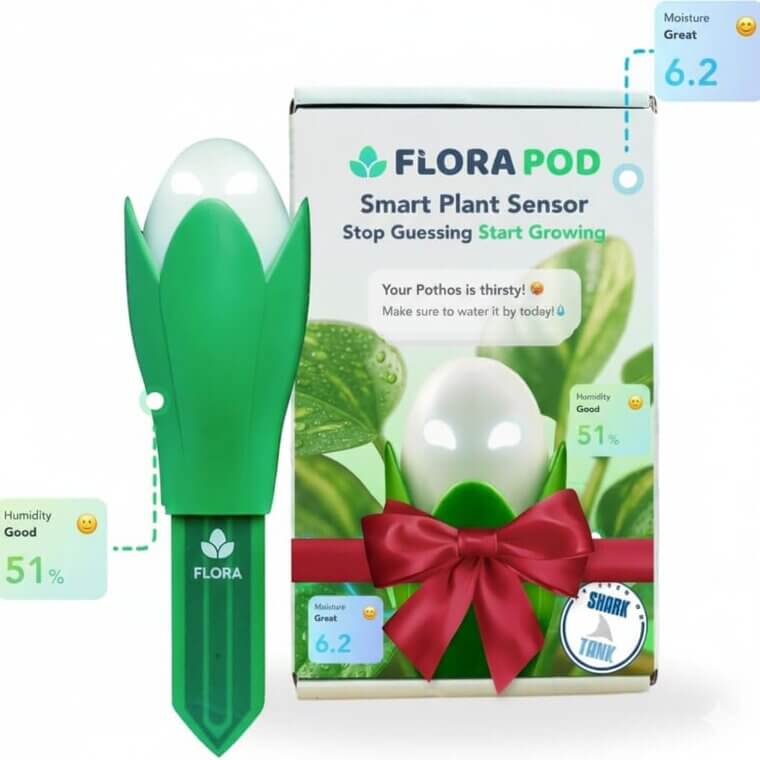 Flora Pod Smart Monitor - Your Plant's Best Friend - Now 11% Off!