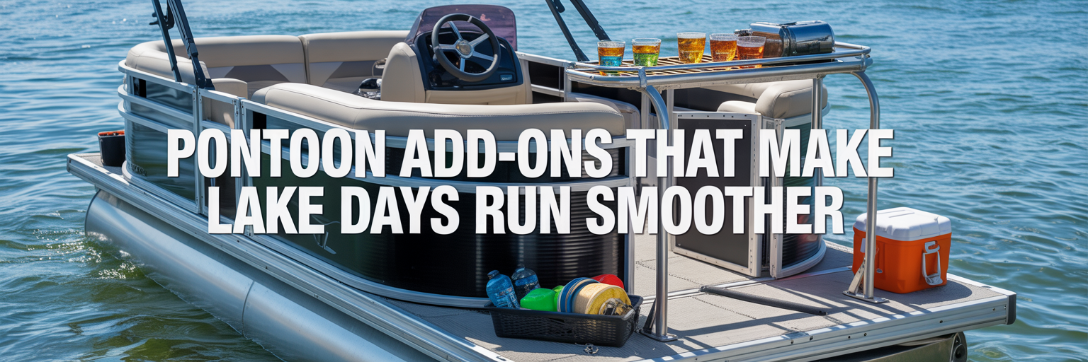 Pontoon Add-Ons That Make Lake Days Run Smoother