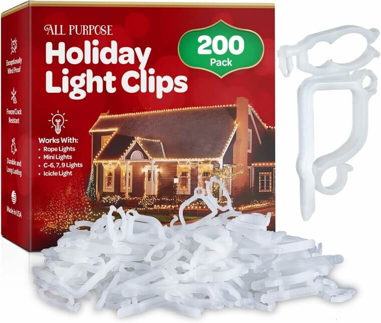 Holiday Light Clips - Easy Home Decoration Essentials 