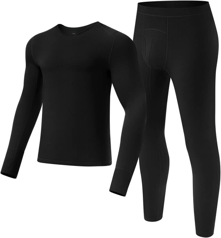 Men's Thermal Underwear - Cozy Winter Base Layer for Everyday Comfort 