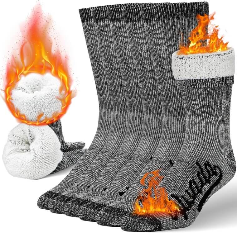 Alvada Merino Wool Socks - Cozy Warmth for Your Adventures - Now 47% Off!