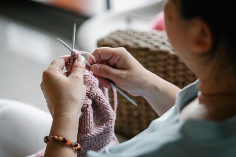 Knitting, Crocheting, or Sewing