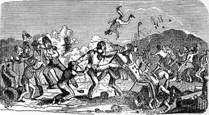 An Eye Gouging Wresting