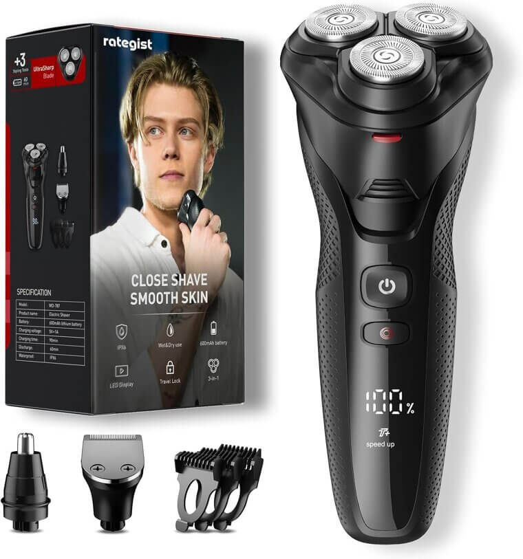 Cordless Razor Kit: Shave Anywhere, Anytime - - Enjoy 90% Off!