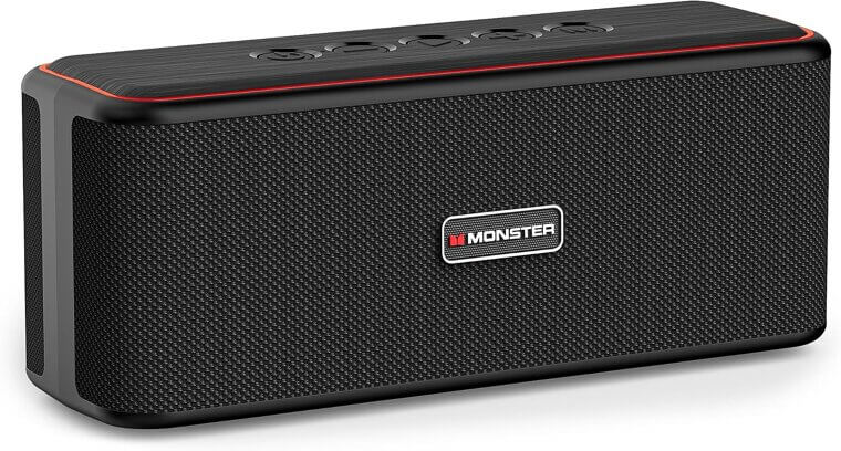 Monster Shock Speaker - Bluetooth 6.0, 30W Power, IPX6 Waterproof 