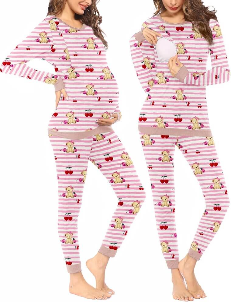 Ekouaer Nursing Pajamas - Cozy Maternity Wear for Every Stage - Now 67% Off!