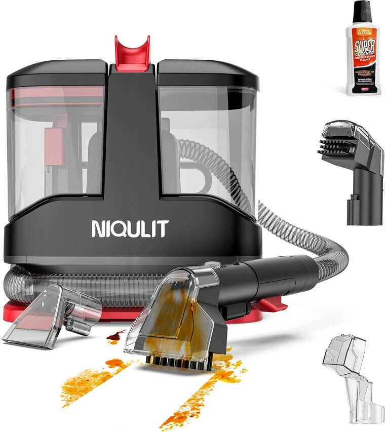 Portable Cleaner Machine - Deep Cleaning for Carpets, Pets, Cars & More 