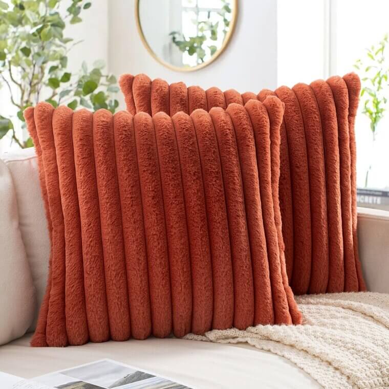 MIULEE Faux Fur Pillow Covers - Cozy Up Your Space! - Don’t Miss the 62% Discount!