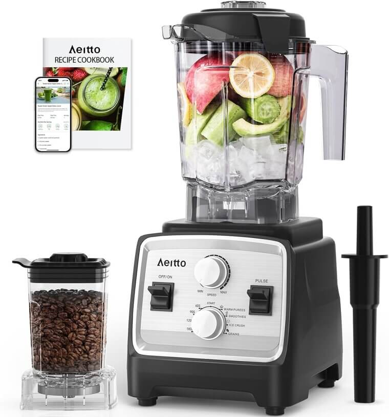 Aeitto Kitchen Blender: Power & Versatility for Smoothies & More 