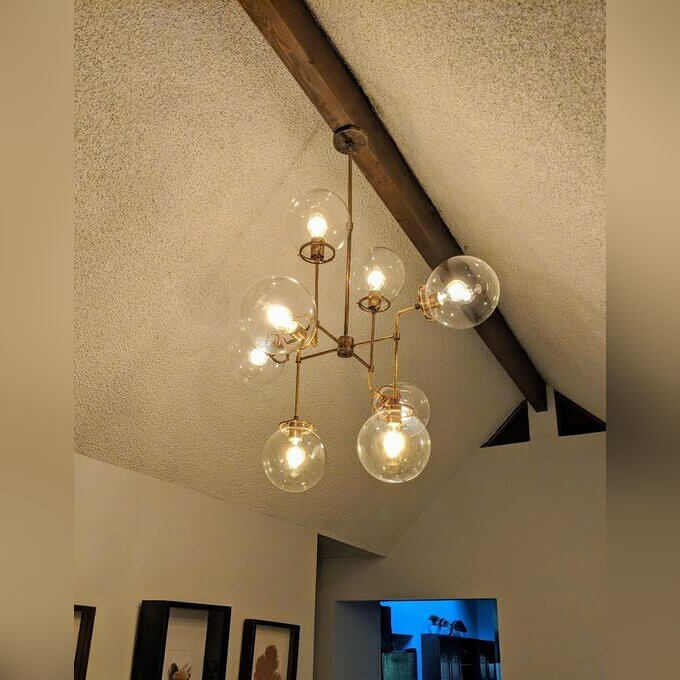 Faux Chandelier
