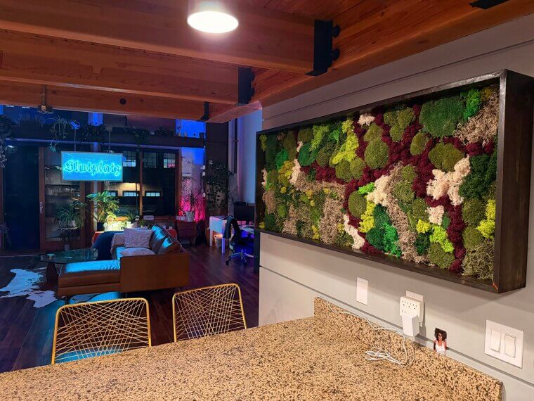 Framed Fabric Panel