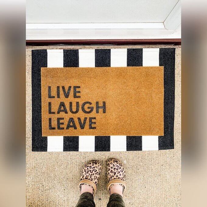 Painted Doormat Design