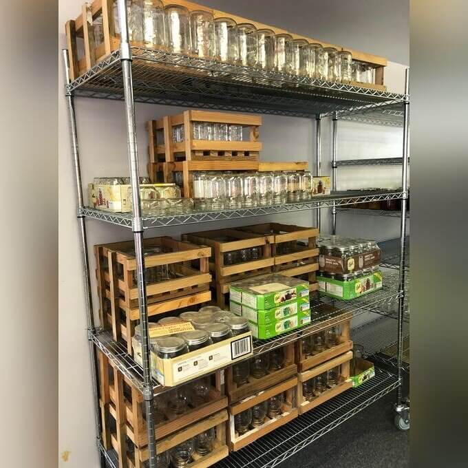 Mason Jar Storage