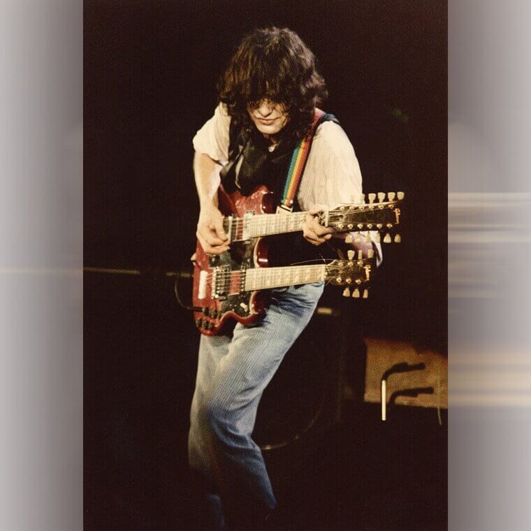 Jimmy Page Tuned His Vintage Guitars in a Fully Darkened Room for Concentration