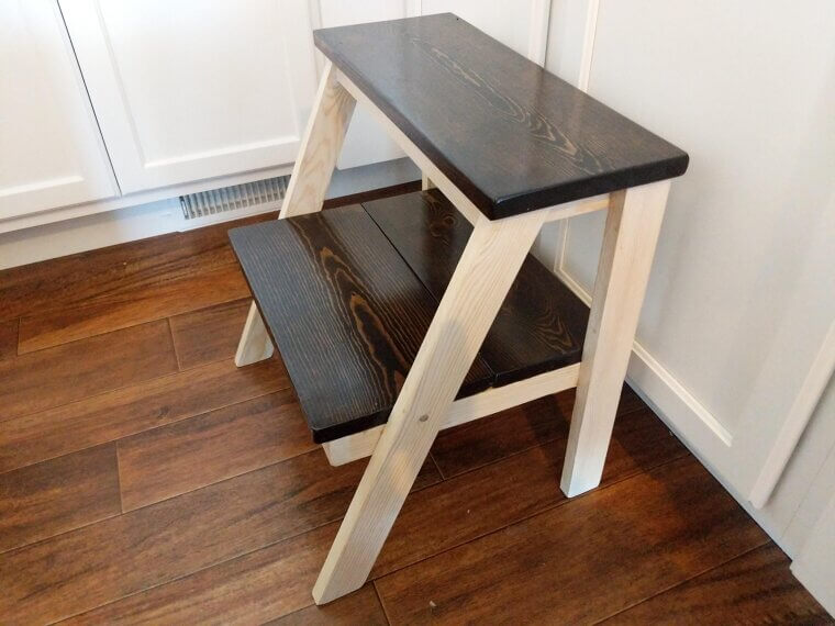 Using Step Stools Instead of Chairs