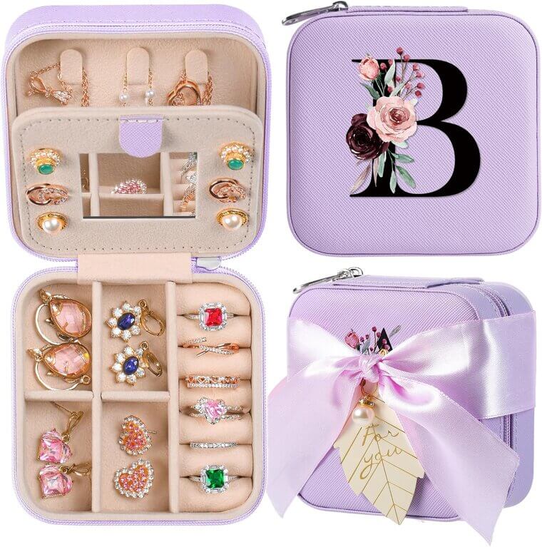 AYGXU Jewelry Box - Personalized Travel Case for Women & Girls - Now 10% Off!