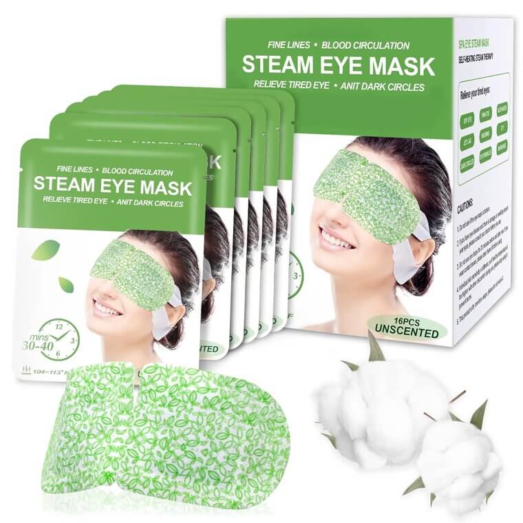 Steam Eye Masks - Soothe & Relax Anytime, Anywhere - 10% Off!