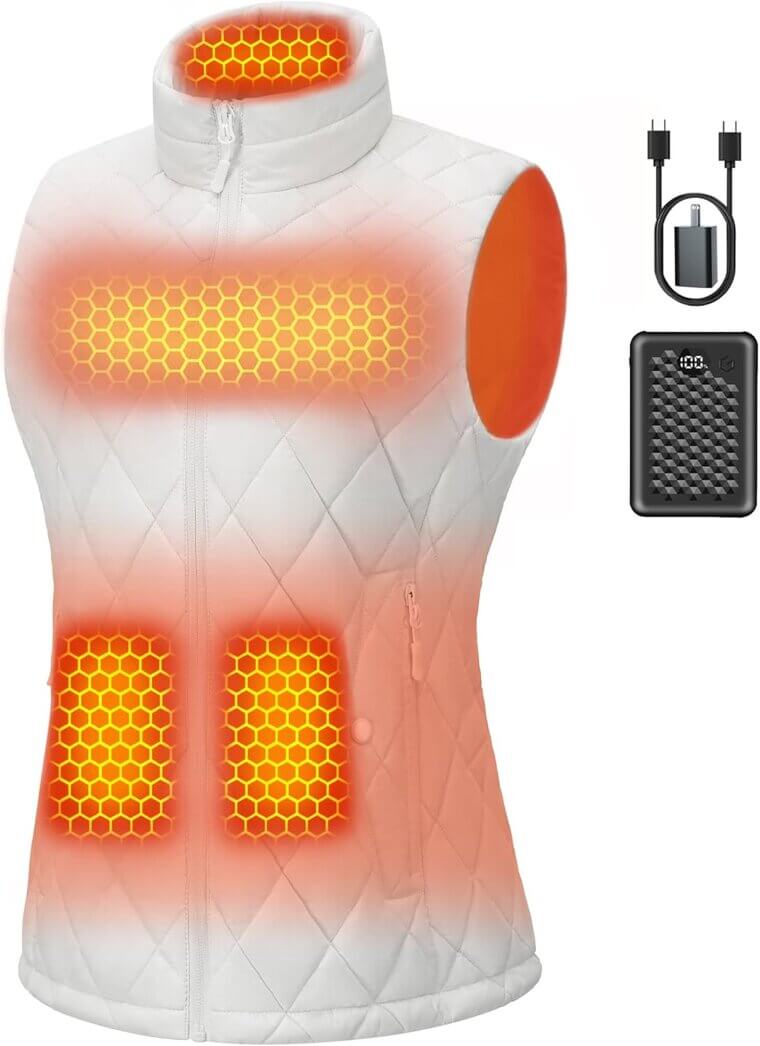 Wulcea Heated Vest - Fast Charge Warmth for Women 