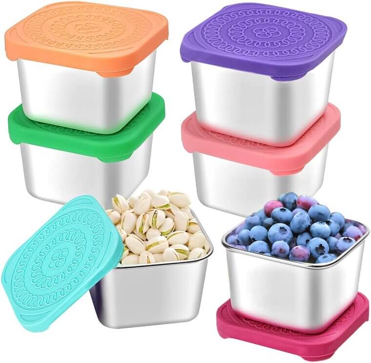 HTEVW Snack Containers - Durable, Leak-Proof, Kid-Friendly! - Enjoy 17% Off!