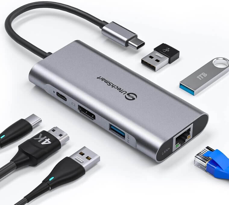 UtechSmart USB C Hub - Enhance Your Connectivity! 