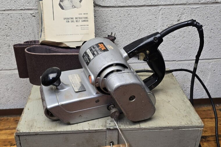 Vintage Skil 4" Belt Sander Model 405 Woodworking Tool - $89.99