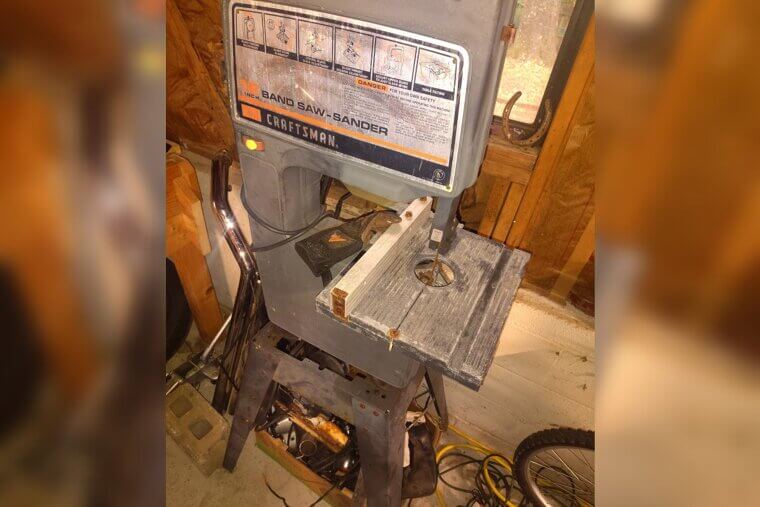 Vintage Sears Craftsman 12" Band Saw/Sander With Stand