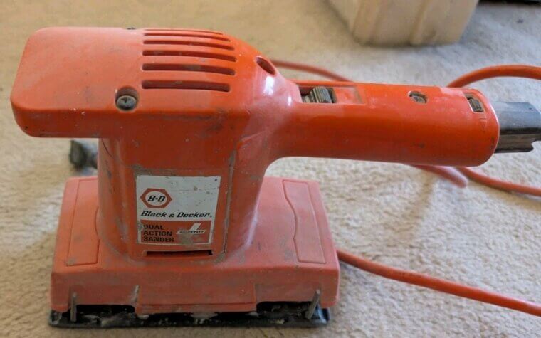 Vintage Black & Decker Dual Action Sander - $19.99