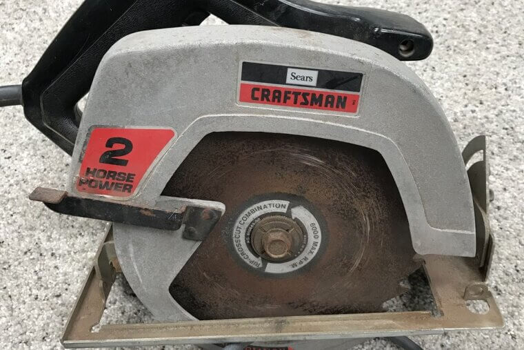 Vintage Craftsman 7-1/4" Circular Saw 2 HP Model - $29.99