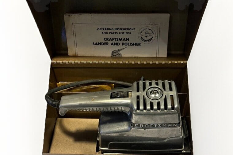 Vintage Craftsman Sander & Polisher Model No. 110-7600 With Original Metal Case - $65.00