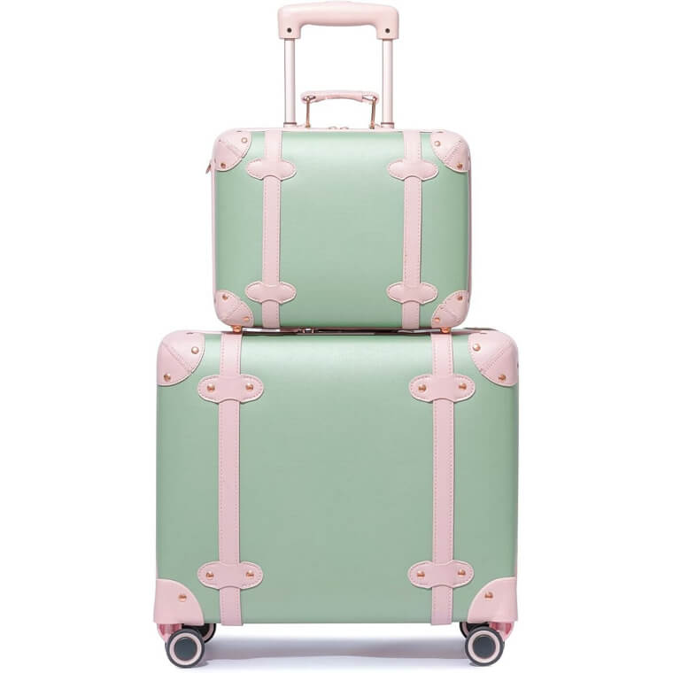 Vintage Luggage Set - Stylish Travel Companion 