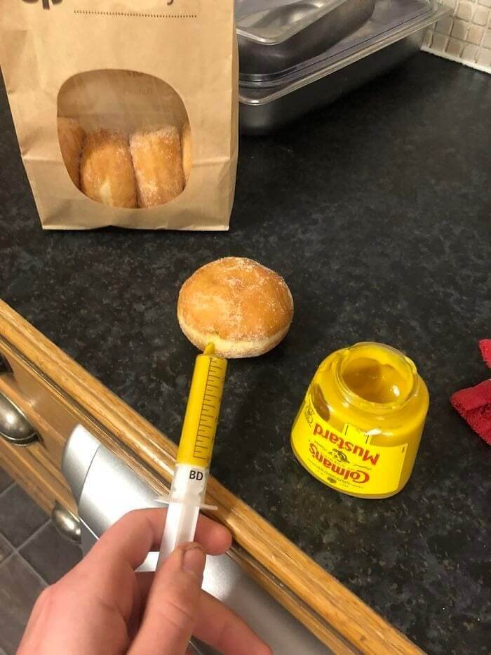 This Woman Who Surprised Food Thieves With Some Mustard Doughnuts